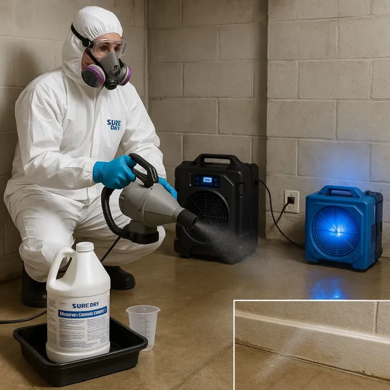 Sanitization and Odor Removal process in Mansfield, PA
