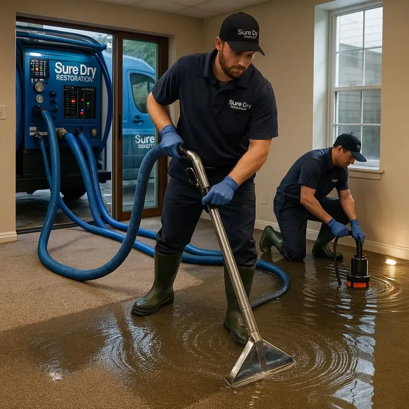 Water Extraction and Removal process in Mansfield, PA